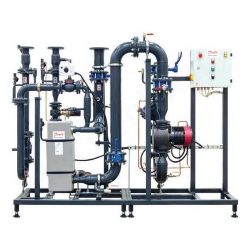 Тепловой пункт Данфосс серии SUB-H для системы отопления с теплообменником