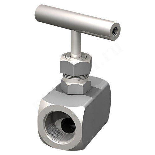 Вентиль резьб. DN15, PN25, ADL MV40, сталь нержавеющая, с рычагом, игольчатый