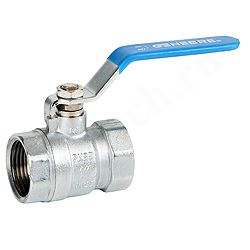 Кран шаровой резьб. 1/2", PN25, Genebre 3028 04, латунь, вн.- вн., с рычагом