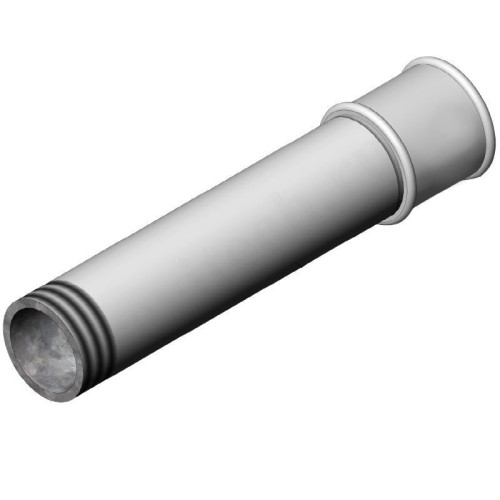 Удлинитель дымохода ELCO DN50 x L0,26м