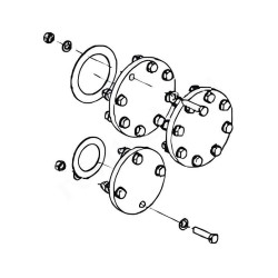 Фланец 65, ELCO, фланец плоская прокладка