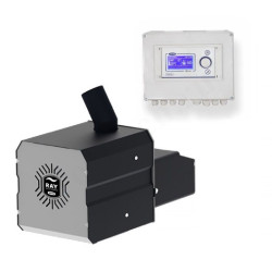 Горелка пеллетная приставная  ZOTA RAY - 25 (горелка+ПУ) без бункера, без механизма подачи