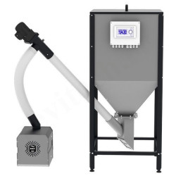 Горелка пеллетная приставная  ZOTA RAY - 25 (горелка+ПУ+механизм+бункер200) без бункера