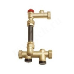 Комплект для установки теплосчетчика 1" на коллектор