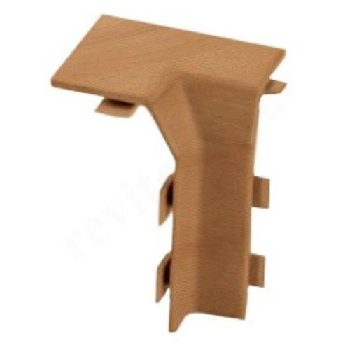 Угол внутренний 40/70, ПВХ, светлый бук