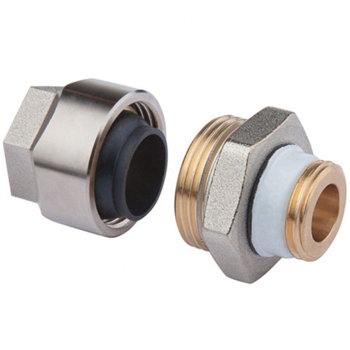 Резьбозажимное 25-1", Simplex Plus, обжим-резьба, нар. евроконус, с ниппелем