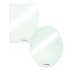 Дизайн крышка овальная для регулирующих коробов Simplex, стекло