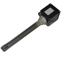 9 kW (3 фазы) 1 1/2 "+ 2 термостата (основной и аварийный)