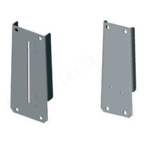 Пластины крепежные из нерж стали с отверстиями