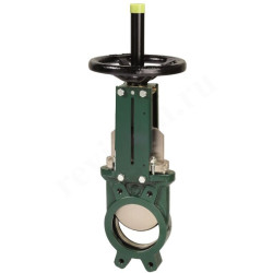 Задвижка шиберная межфланц. DN200, PN10, Tecofi VG4400 02, чугун, с рычагом