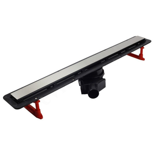 Душевой лоток Pestan Confluo Frameless Line 550 (цвет 2в1 Stainless steel/Black Glass)