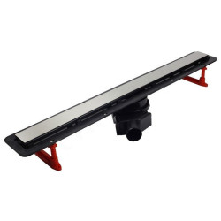 Душевой лоток Pestan Confluo Frameless Line 850 (цвет 2в1 Stainless steel/Black Glass)