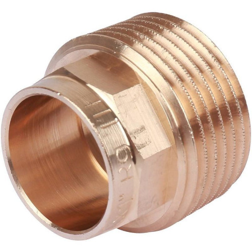 Переходник 108-4", Sanha SA 4243G, пресс-резьба, нар., бронза