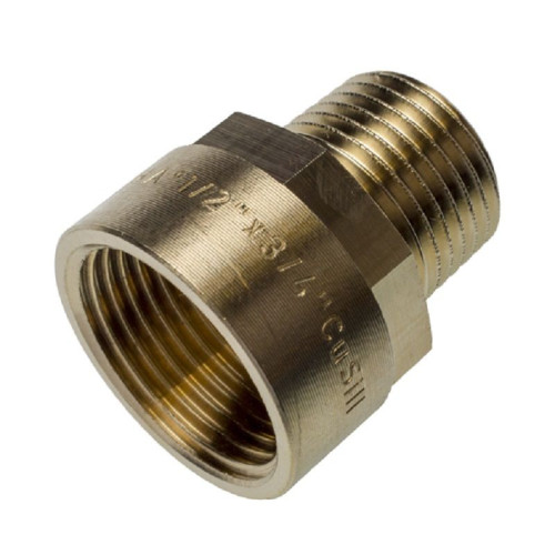 Переходник 3/4"-1/2", Sanha PURAFIT 3242, резьба-резьба, вн.- нар., бронза