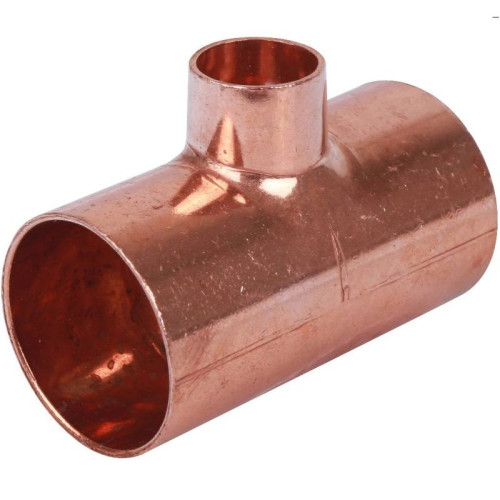 Тройник 35-18-35, Sanha SA 5130, пайка-пайка, медь