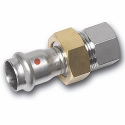 Американка 15-1/2", Sanha NiroTherm, 91330G, пресс-резьба, вн., сталь нержавеющая