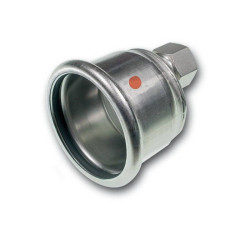 Заглушка 76.1-3/4", Sanha NiroTherm, 91301E, пресс-резьба, вн., сталь нержавеющая