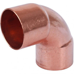 Угольник 90° 54-54, Sanha SA 5090, пайка-пайка, медь