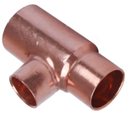 Тройник 42-28-35, Sanha SA 5130, пайка-пайка, медь