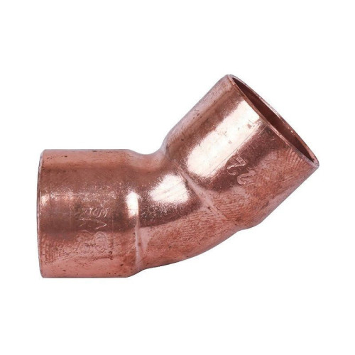 Отвод 45° 12-12, Sanha SA 5041, пайка-пайка, медь