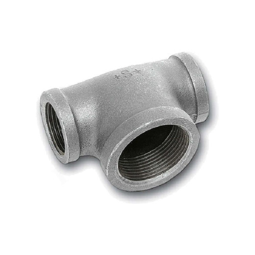 Тройник 4"-3"-4", Sanha S 130, резьба-резьба, вн., чугун