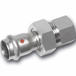 Американка 28-3/4", Sanha NiroTherm, 91330GMVA, пресс-резьба, вн., сталь нержавеющая