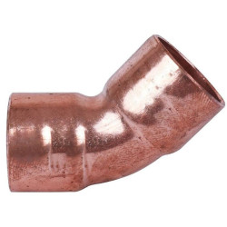 Отвод 45° 54-54, Sanha SA 5041, пайка-пайка, медь