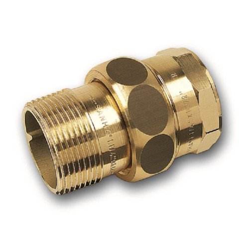 Американка 1"-1 1/2", Sanha PURAFIT, резьба-резьба, нар., бронза