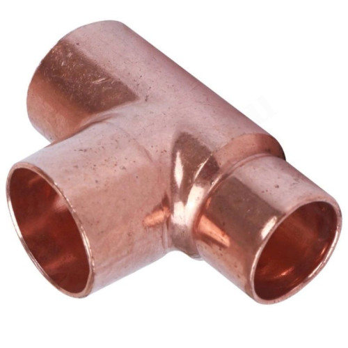 Тройник 22-22-18, Sanha SA 5130, пайка-пайка, медь