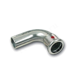 Отвод 90° 15-15, Sanha Therm 24001A, пресс-труба, вн., сталь