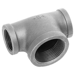 Тройник 2"-1/2"-2", Sanha, резьба-резьба, вн., чугун (цинк)