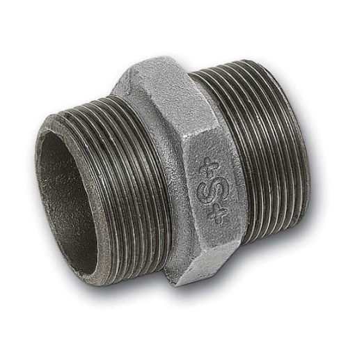 Ниппель 4", Sanha, резьба-резьба, нар., чугун