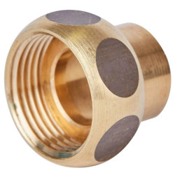 Переходник 18-3/4", Sanha SA 4359G, пайка-резьба, вн., бронза, с накид.гайкой