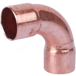 Отвод 90° 1/2"-1/2", Sanha SANHA RefHP 29002A, пайка-пайка, медь