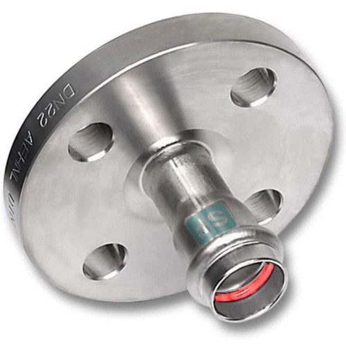 Переходник 88.9-80, Sanha NiroSan SF, 19-VA-PF, пресс-фланец, сталь нержавеющая