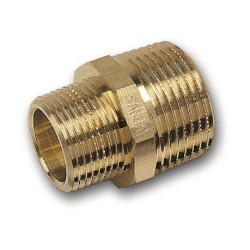 Ниппель 2"-1 1/4", Sanha PuraFit 3245, резьба-резьба, нар., бронза
