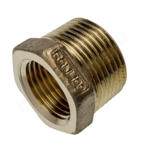 Муфта 2 1/2"-2", Sanha PURAFIT 3241, пресс-резьба, вн.- нар., бронза