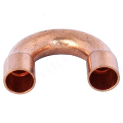 Отвод 180° 28-28, Sanha SA 5060, пайка-пайка, медь