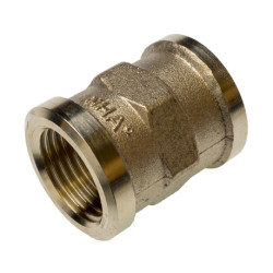 Муфта 1 1/4"-1 1/4", Sanha PURAFIT 3270, резьба-резьба, вн., бронза