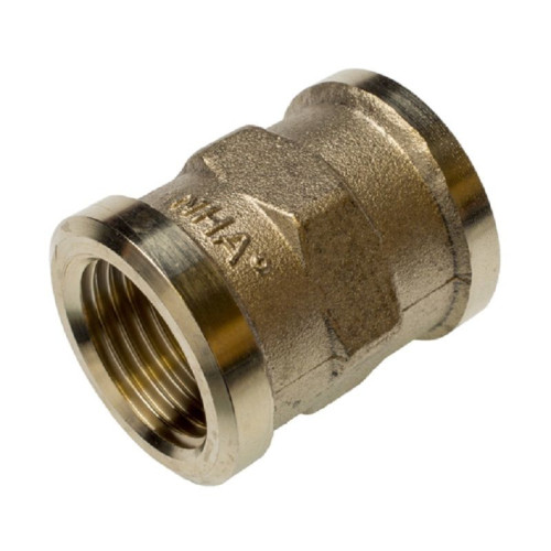 Муфта 1 1/4"-1 1/4", Sanha PURAFIT 3270, резьба-резьба, вн., бронза
