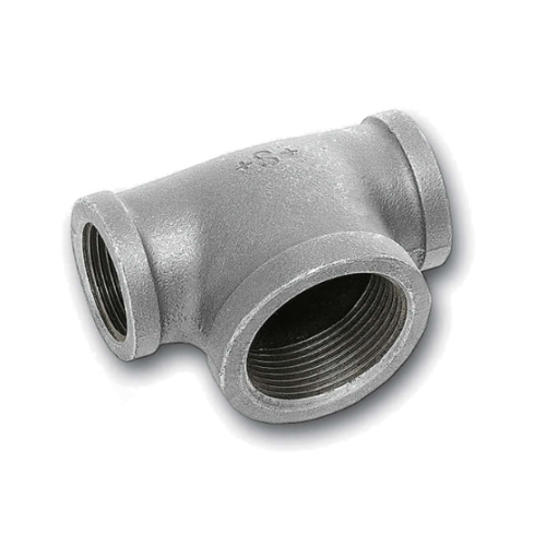 Тройник 1 1/2"-1 1/4"-1 1/2", Sanha, резьба-резьба, вн., чугун