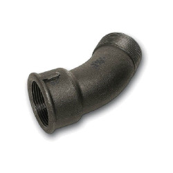 Отвод 45° 1"-1", Sanha S 40, резьба-резьба, вн., чугун