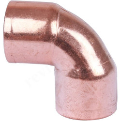 Отвод 90 42-42, Sanha SA 5090, пайка-пайка, медь