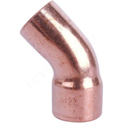 Отвод 45° 1 3/8"-1 3/8", Sanha SANHA RefHP 29040, пайка-труба, медь