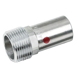Переходник 18-1/2", Sanha Therm 24280G, труба-резьба, нар., сталь (цинк)
