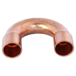 Отвод 180 22-22, Sanha SA 5060, пайка-пайка, медь