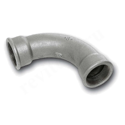 Отвод 1 1/4", Sanha, пресс-резьба, вн., чугун