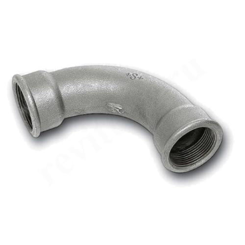 Отвод 1 1/4", Sanha, пресс-резьба, вн., чугун