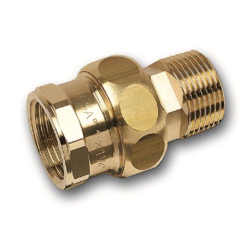 Американка 1/2"-1/2", Sanha PURAFIT 3341, резьба-резьба, вн.- нар., бронза