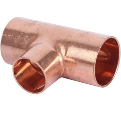 Тройник 28-28-18, Sanha SA 5130, пайка-пайка, медь